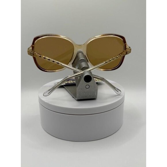 NEW Vintage Oversize Sunglasses | Non RX | Brown/White Plastic Frame | USA Made main image 5